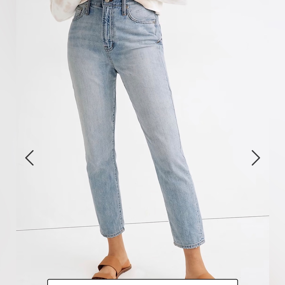 Madewell curvy perfect vintage jean Fitzgerald wash 29